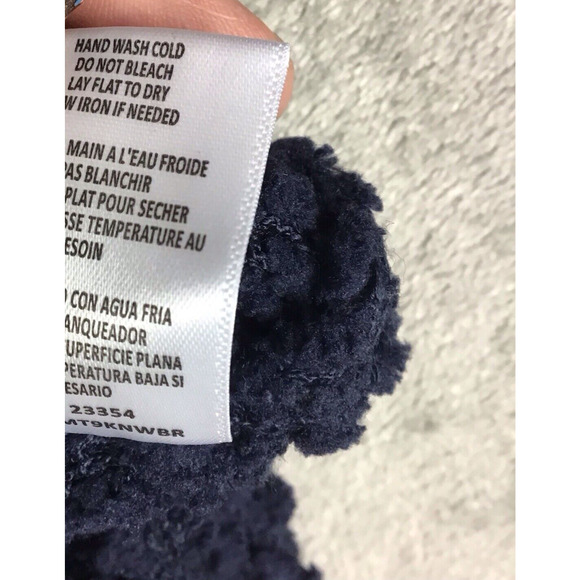 Bobeau Womens M Blue Funnel Neck Pullover Sweater Boucle Chunky Knit NWT - Picture 6 of 16